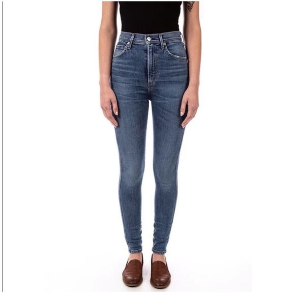 AGOLDE Denim - Agolde high rise skinny raw hem jean size 27